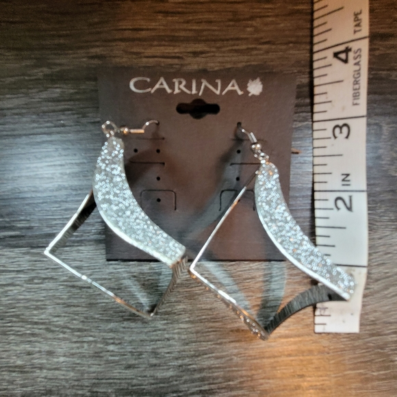 Carina silver earrings - Picture 2 of 5